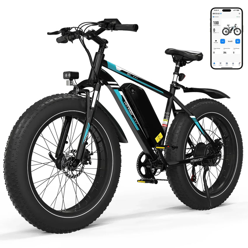 Hitway BK15 4.0 Fat Tire Electric Bike
