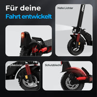 Hitway H9 PRO 48V 20.8Ah Batterie E‑Scooter mit ABE (Straßenzulassung)