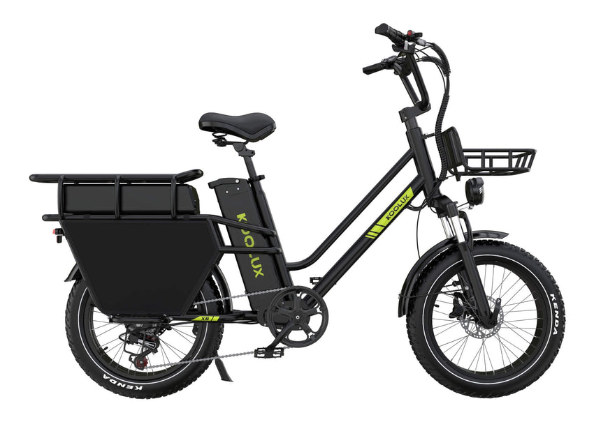 KOOLUX X8 48V 65AH Lithium-ion Electric Cargo Bike Ebike With NFC