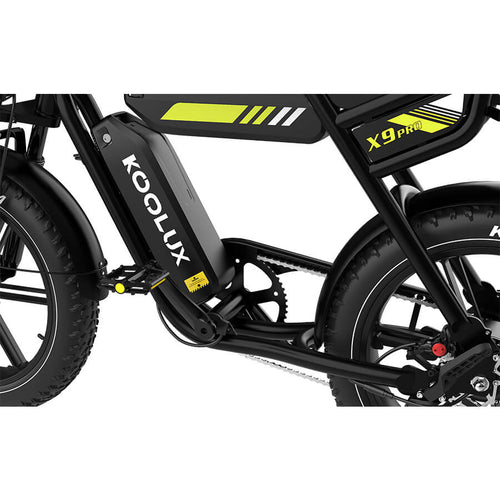 KOOLUX X9 Pro Ebike Dual Battery 48V 15.6AH*2 20*4.0'' Tire Hydraulic Brakes Electric Bike