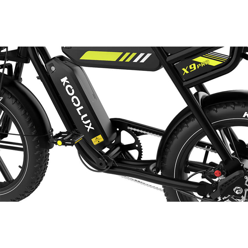 KOOLUX X9 Pro Ebike Dual Battery 48V 15.6AH*2 20*4.0'' Tire Hydraulic Brakes Electric Bike