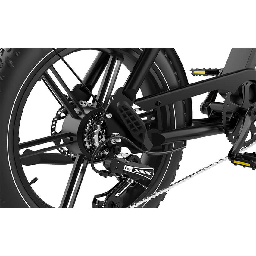 KOOLUX X9 Pro Ebike Dual Battery 48V 15.6AH*2 20*4.0'' Tire Hydraulic Brakes Electric Bike