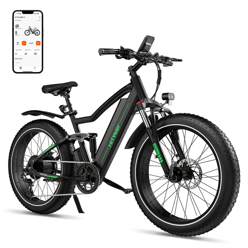 Hitway BK9S 720Wh 26×4.0 Inch Fat Tires Electric Bike