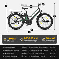 Hitway BK8SL 27.5 inch Electric Bike