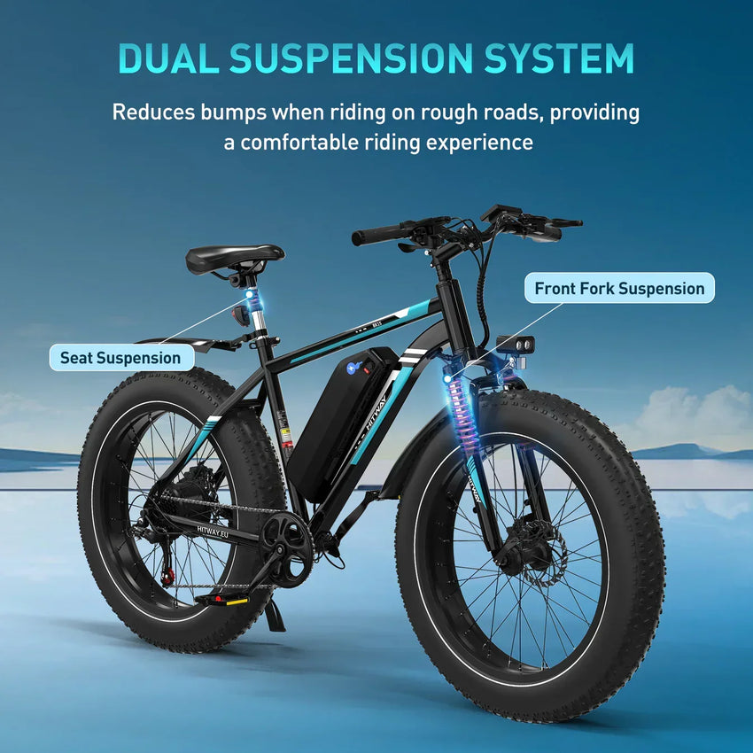 Hitway BK15 4.0 Fat Tire Electric Bike
