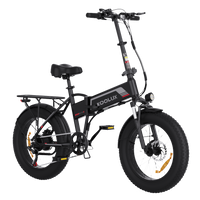 KOOLUX BK10S 48V 13Ah Lithium Battery 20*4.0 Inch Tire Folding Electric Bike