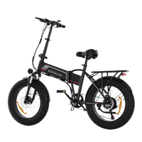 KOOLUX BK10S 48V 13Ah Lithium Battery 20*4.0 Inch Tire Folding Electric Bike